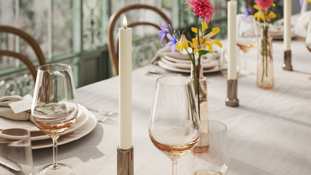 Natuurlijk geloof LED Dinerkaars Met Wetlook ™ -ontwerp