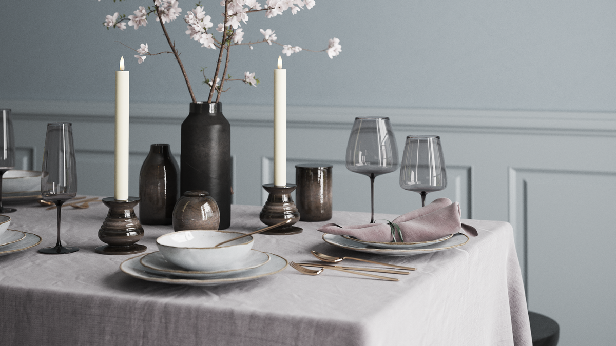 LED Dinerkaars Met levensecht LED vlam