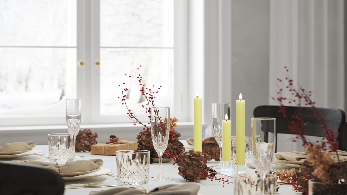 Praktische timer -functie naar uw LED Dinerkaars