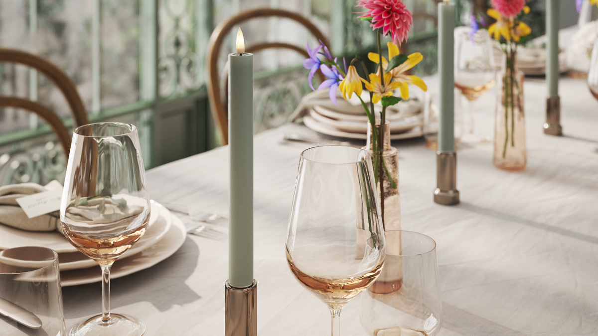 Natuurlijk geloof LED Dinerkaars Met Wetlook ™ -ontwerp