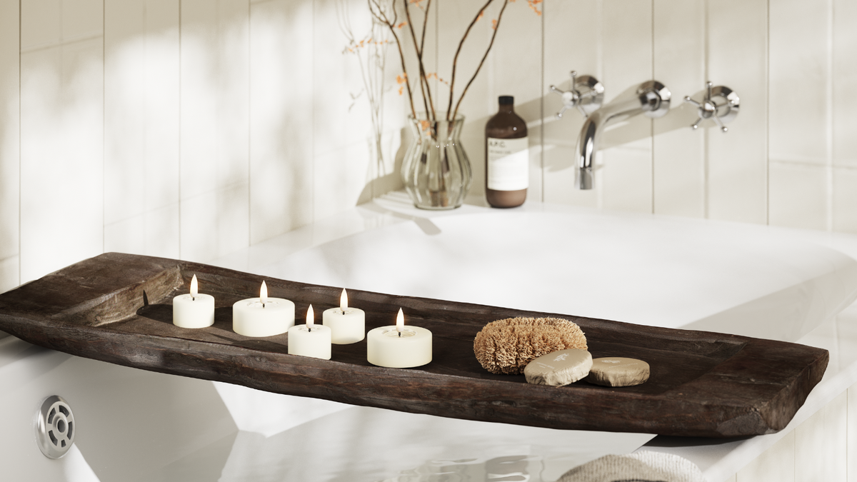 Natuurlijk geloof LED Jumbo Waxinelichtjes Met Wetlook ™ -ontwerp