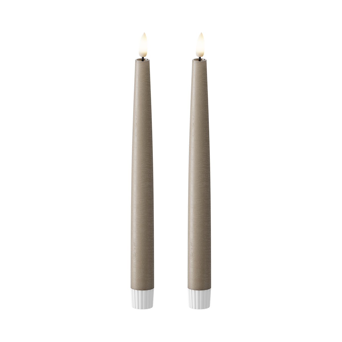 LED Kronljus 2 st, Ø 2,2 x 25 cm Mocca