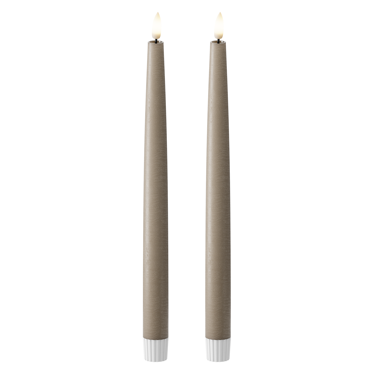 LED φωτιστικό κορώνας 2 τμχ, Ø 2,2 x 29 cm Μόκα