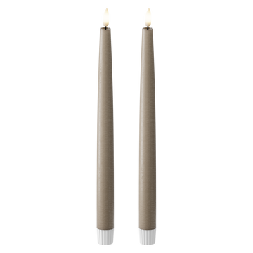 LED φωτιστικό κορώνας 2 τμχ, Ø 2,2 x 29 cm Μόκα