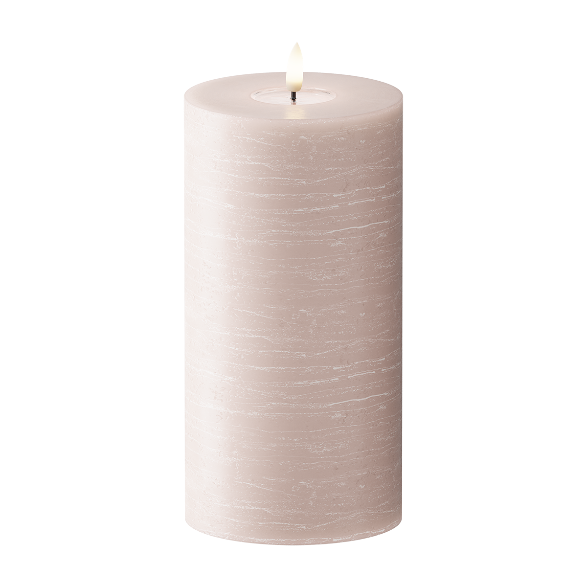 LED Blokklys WetLook Ø 10 x 20 cm Rosa