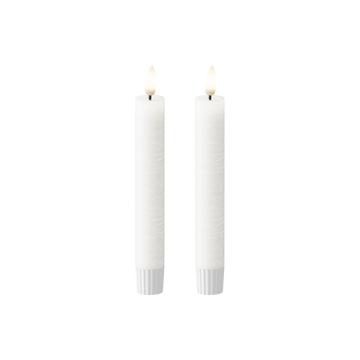 LED Kronelys WetLook Ø 2,2 x 18,5 cm Hvit