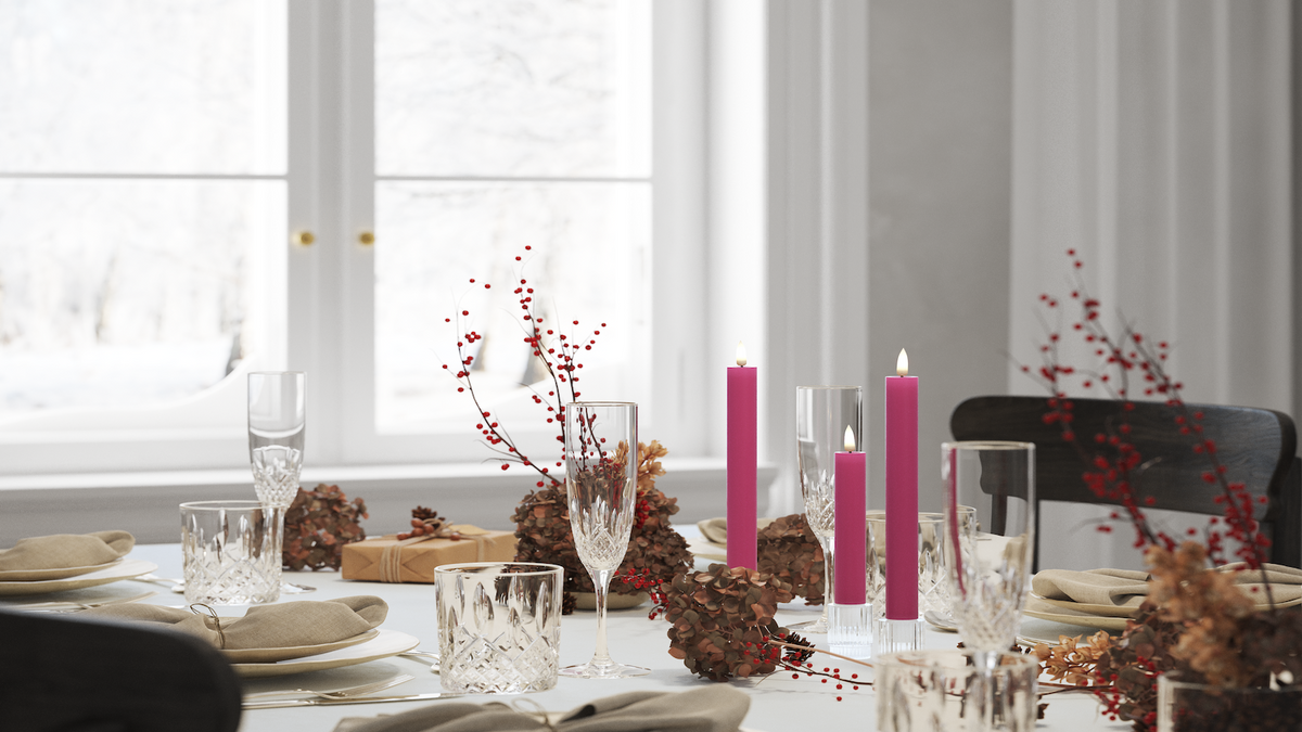 Praktische timer -functie naar uw LED Dinerkaars