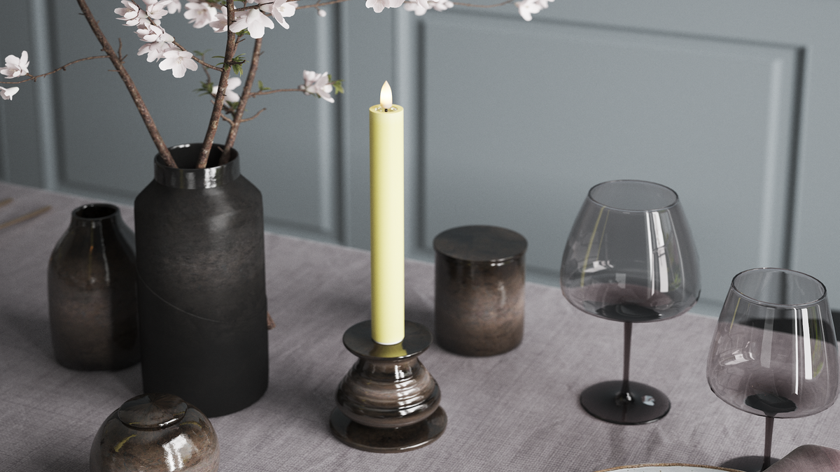 LED Dinerkaars Met levensecht LED vlam