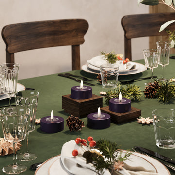 LED Jumbo Lighthouse Lighthouse Tmavě fialová - 4 ks