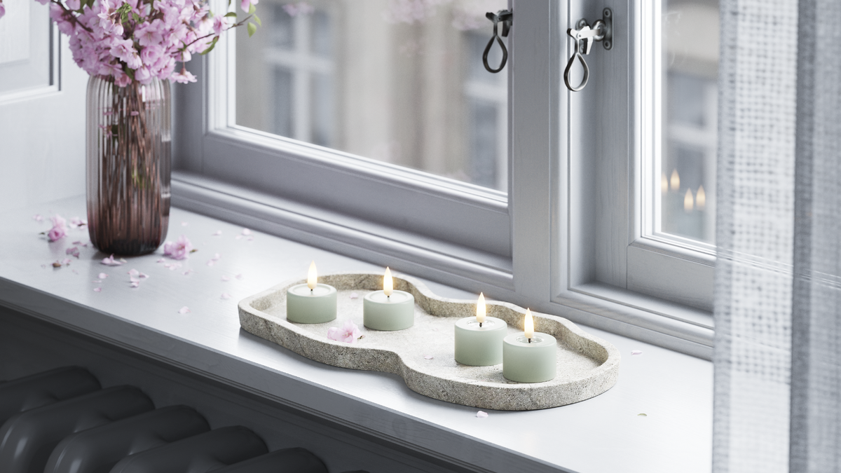 LED Waxinelichtjes Met levensecht LED vlam