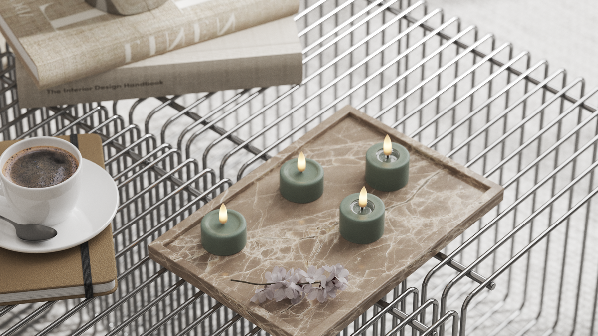 Natuurlijk geloof LED Waxinelichtjes Met Wetlook ™ -ontwerp