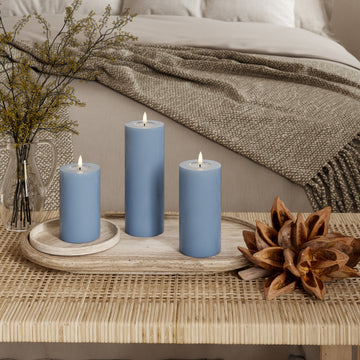 LED blokové světlo Ø 7,5 x 12,5 + 15 + 20 Ledově modrá