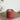 Deluxe Homeart LED Bloklys Ø 10 x 10 cm Bordeaux