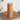 Deluxe Homeart LED Bloklys Ø 7,5 x 20 cm Orange