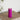 Deluxe Homeart LED Bloklys Ø 5 x 12,5 cm Violet