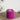 Deluxe Homeart LED Bloklys Ø 10 x 10 cm Violet