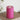 Deluxe Homeart LED Bloklys Ø 10 x 15 cm Magenta