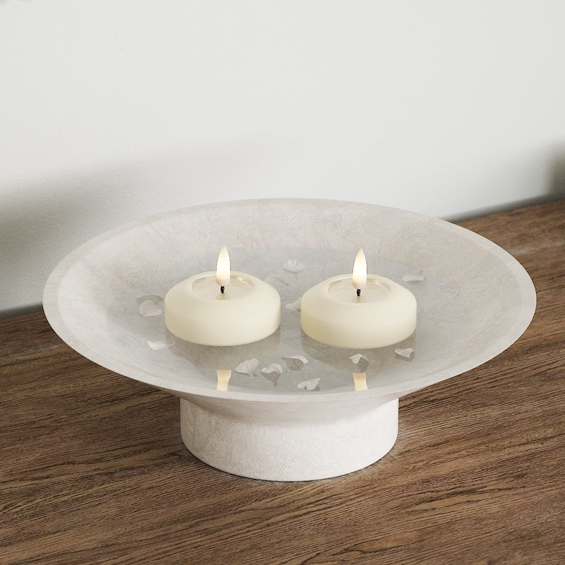 Deluxe Homeart LED Drijfkaarsen Ø 6,1 cm (2 st.) Cream