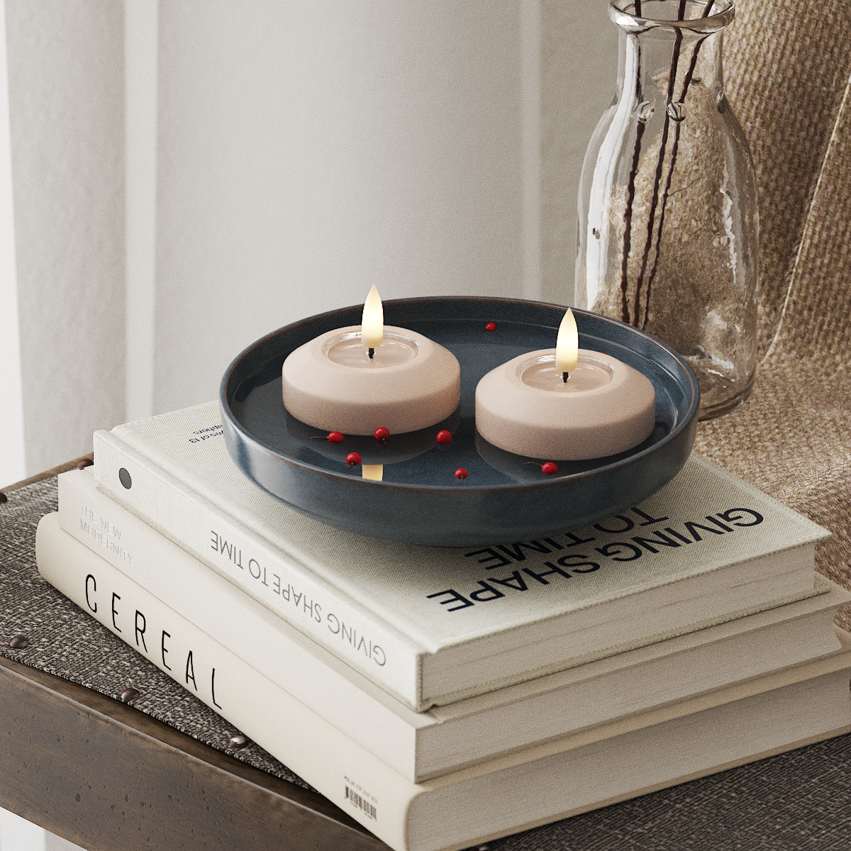 Deluxe Homeart LED Drijfkaarsen Ø 6,1 cm 2 st Roze LED Drijfkaarsen 4