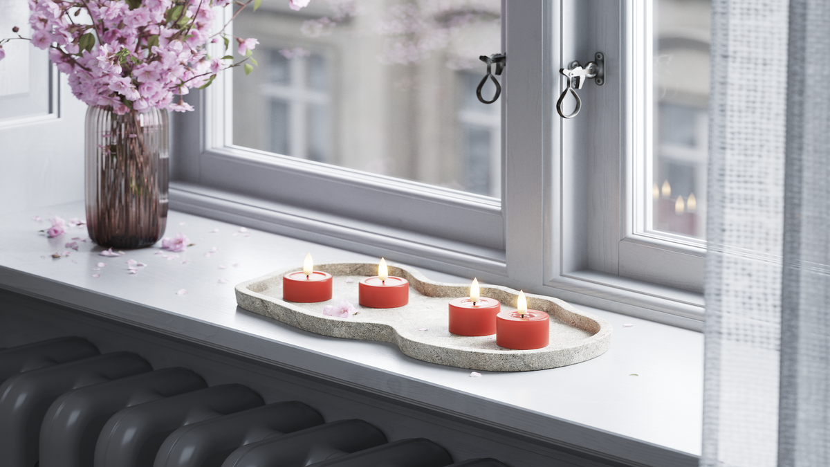 LED Waxinelichtjes Met levensecht LED vlam