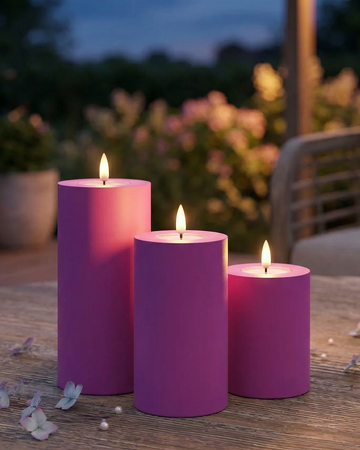 Συσκευασία φωτισμού εξωτερικού χώρου LED Μαγέντα